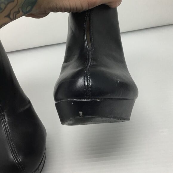 Audrey Brooke Peek-A-Boo Stiletto Booties (A10) - Picture 5 of 8